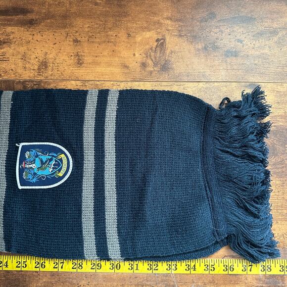 Hogwarts RAVENCLAW Knit Scarf and Socks Luna Lovegood Halloween Cosplay Costume - Picture 8 of 9